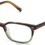 Warby Parker Lawrence N8ZXX8304 yeşil garnet soluyor gözlük