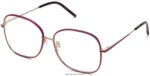 Warby Parker leah N8ZXX8461 cilalı altın ile gül elma gözlük