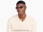 Warby Parker leah N8ZXX8694 cilalı altın ile gül elma gözlük - Image 3