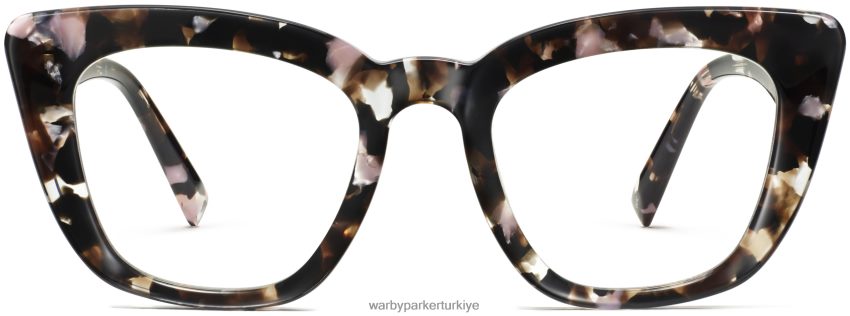 Warby Parker Lorena N8ZXX8324 siyah frenk üzümü kaplumbağası gözlük - Image 3
