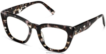Warby Parker Lorena N8ZXX8324 siyah frenk üzümü kaplumbağası gözlük