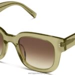 Warby Parker lotti N8ZXX8837 yeşil çay kristali gözlük