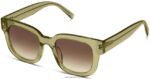 Warby Parker lotti N8ZXX8837 yeşil çay kristali gözlük