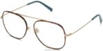 Warby Parker Lupita N8ZXX8469 cilalı altın ile meşe fıçı gözlük