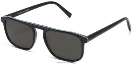 Warby Parker Lyon N8ZXX8745 siyah gökyüzü tutulması gözlük