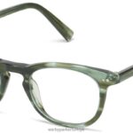 Warby Parker malik N8ZXX8293 çizgili selvi gözlük