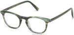 Warby Parker malik N8ZXX8293 çizgili selvi gözlük
