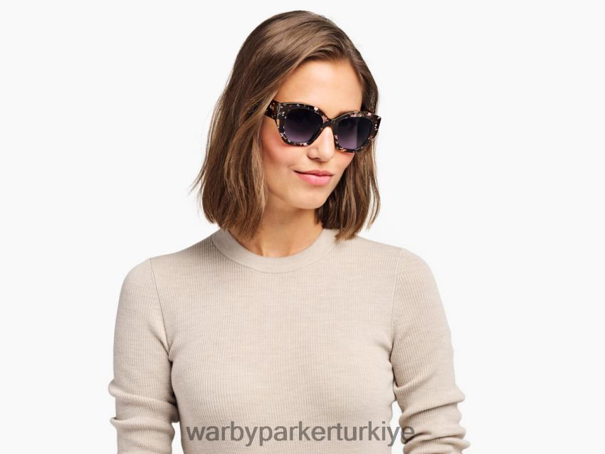 Warby Parker maşa N8ZXX8867 siyah frenk üzümü kaplumbağası gözlük - Image 2
