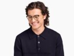 Warby Parker melekleştirmek N8ZXX8133 cilalı altın ile katmanlı badem ezmesi kaplumbağa gözlük - Image 3