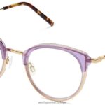 Warby Parker melekleştirmek N8ZXX8134 cilalı altın ile katmanlı erik kristali gözlük
