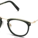 Warby Parker Moriarty N8ZXX8360 cilalı altın ile poblano gözlük