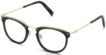 Warby Parker Moriarty N8ZXX8360 cilalı altın ile poblano gözlük
