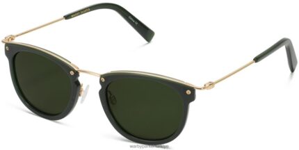 Warby Parker Moriarty N8ZXX8743 cilalı altın ile poblano gözlük