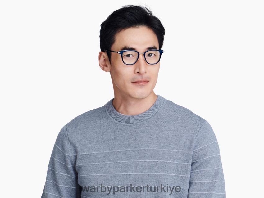 Warby Parker morley N8ZXX8384 cilalı gümüş ile giriş kristali gözlük - Image 2