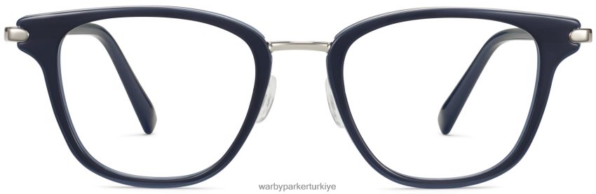 Warby Parker morley N8ZXX8384 cilalı gümüş ile giriş kristali gözlük - Image 4