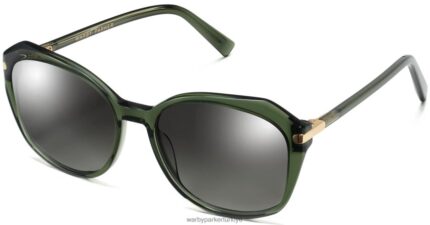 Warby Parker Nancy N8ZXX8892 cilalı altın ile palmiye kristali gözlük