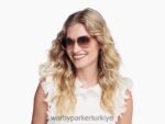 Warby Parker Nancy N8ZXX8894 gül kristali gözlük - Image 2