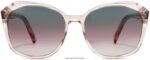 Warby Parker Nancy N8ZXX8894 gül kristali gözlük - Image 3