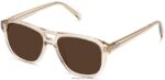 Warby Parker ortega N8ZXX8649 küçük hindistan cevizi kristali gözlük