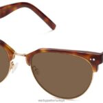Warby Parker otti N8ZXX8696 cilalı altın ile karamel kaplumbağa gözlük