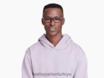 Warby Parker papatya N8ZXX8552 cilalı gümüş ile menekşe kuvars kristali gözlük - Image 3