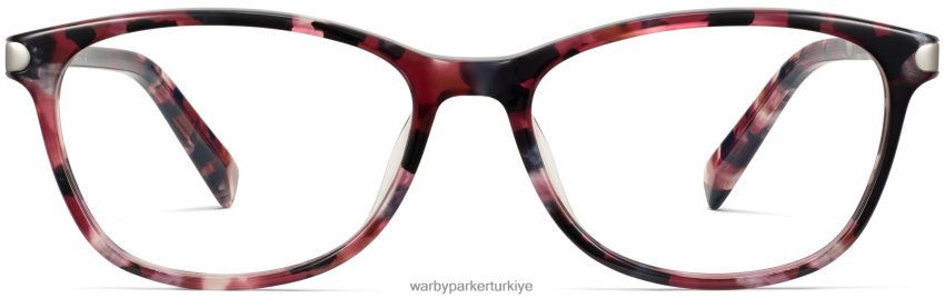 Warby Parker papatya N8ZXX8552 cilalı gümüş ile menekşe kuvars kristali gözlük - Image 4