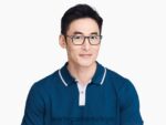 Warby Parker raul N8ZXX8294 cilalı gümüş ile çizgili pasifik gözlük - Image 2