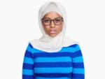Warby Parker raul N8ZXX8294 cilalı gümüş ile çizgili pasifik gözlük - Image 3