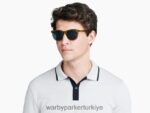 Warby Parker Ryland N8ZXX8820 haki yeşil kristal gözlük - Image 2