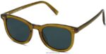 Warby Parker Ryland N8ZXX8820 haki yeşil kristal gözlük