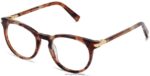 Warby Parker sadie N8ZXX8270 cilalı altın ile susam kaplumbağası gözlük