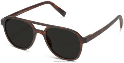 Warby Parker saha oyuncusu N8ZXX8749 konyak kaplumbağası mat gözlük