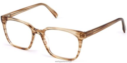 Warby Parker sarılmak N8ZXX8111 kestane kristali gözlük