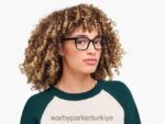 Warby Parker sarılmak N8ZXX8114 Jet Siyahı gözlük - Image 3