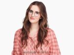 Warby Parker Simon N8ZXX8101 cilalı altın ile fırçalanmış mürekkep gözlük - Image 3