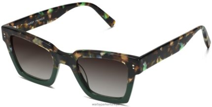 Warby Parker sonya N8ZXX8831 aventurin kaplumbağası soluyor gözlük
