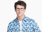 Warby Parker takip etmek N8ZXX8104 masmavi kristal gözlük - Image 2