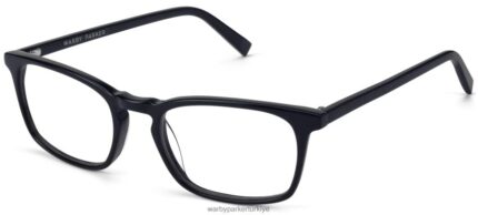 Warby Parker takip etmek N8ZXX8107 jet siyah mat gözlük