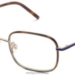 Warby Parker Talib N8ZXX8178 cilalı altın rengindeki mat meşe fıçı gözlük