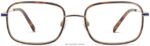 Warby Parker Talib N8ZXX8178 cilalı altın rengindeki mat meşe fıçı gözlük - Image 4