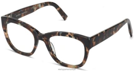 Warby Parker tatum N8ZXX8415 dumanlı inci kaplumbağa gözlük