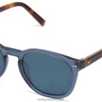 Warby Parker toddy N8ZXX8726 meşe fıçı ile masmavi kristal gözlük