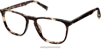 Warby Parker vaughan N8ZXX8302 yanmış limon kaplumbağası gözlük