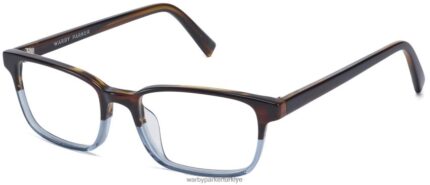 Warby Parker vinç N8ZXX8513 doğu mavi kuşu soluyor gözlük