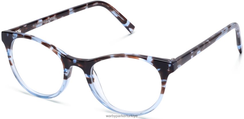 Warby Parker Virginia N8ZXX8576 buz örtüsü kaplumbağası soluyor gözlük - Image 1