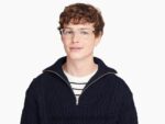 Warby Parker Wilkie N8ZXX838 İngiliz meşesi ile kristal gözlük - Image 3