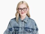 Warby Parker Willetta N8ZXX8381 siyah meşe kaplumbağası gözlük - Image 3