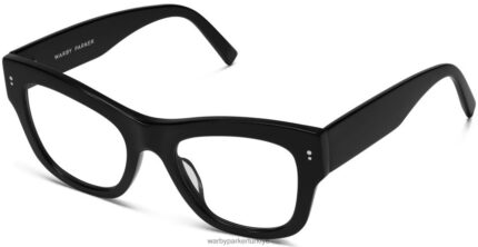 Warby Parker yamini N8ZXX8449 Jet Siyahı gözlük