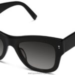 Warby Parker yamini N8ZXX8825 Jet Siyahı gözlük