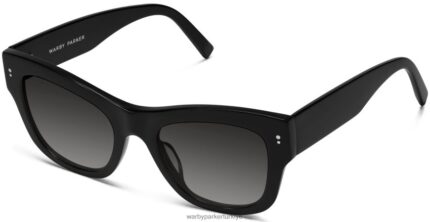 Warby Parker yamini N8ZXX8825 Jet Siyahı gözlük